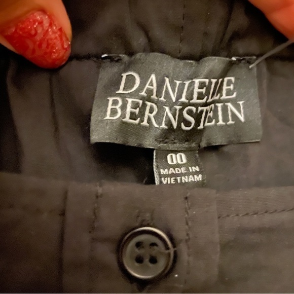 Danielle Bernstein Black Puff Sleeve Button Down Mini Dress - Picture 6 of 10